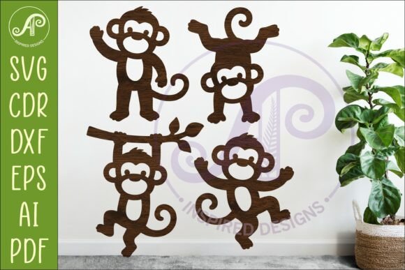 Adorable Jungle Safari Projects with Monkey SVGs