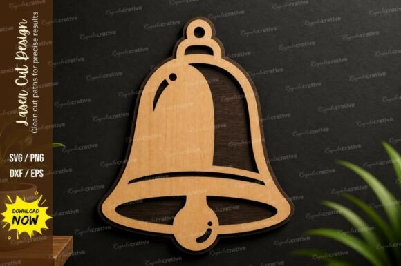 Create Stunning Wall Art with the Simple Bell Laser Cut File