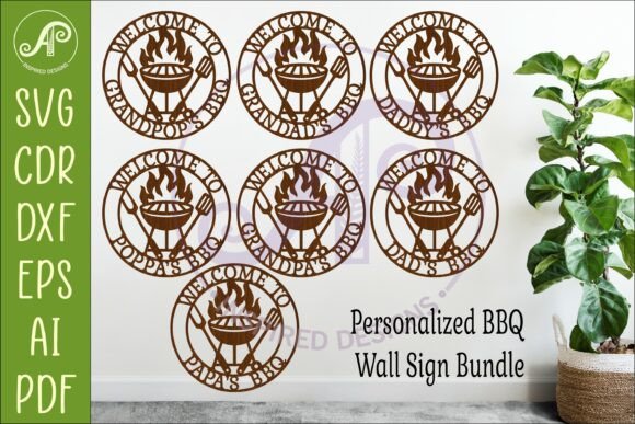 Create the Perfect Personalized BBQ Wall Sign SVG Bundle