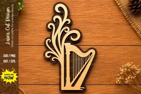 Decorative Harp Ornament SVG: A Guide to This Design Asset