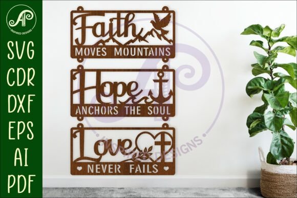 Inspiring Bible Quotes Wall Signs for Your Home