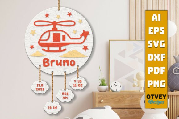 Newborn Baby Sign Lasercut