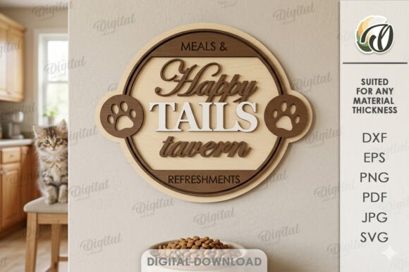 Pet Treat Sign Laser Cut