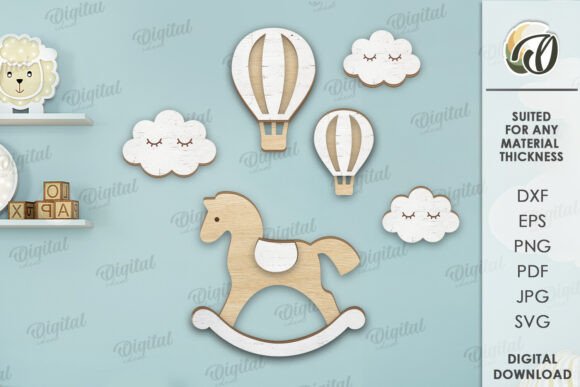 Transform a Nursery with 3D Laser Cut Wall Decor