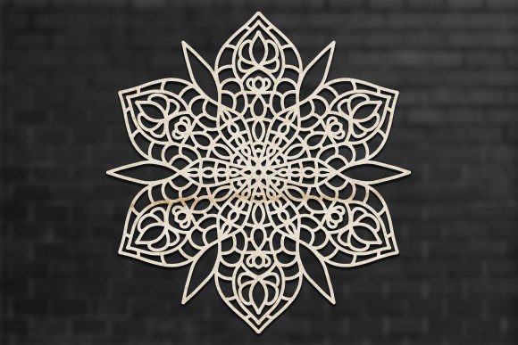 Wall Decor Mandala Laser Cut: Digital Art for Your Home